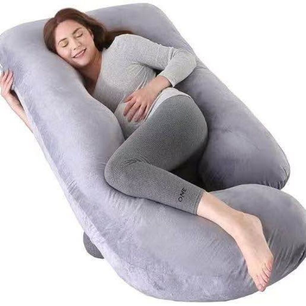 Pregnancy Pillows for Sleeping, U Shaped Full Body Maternity Pillow with Removab